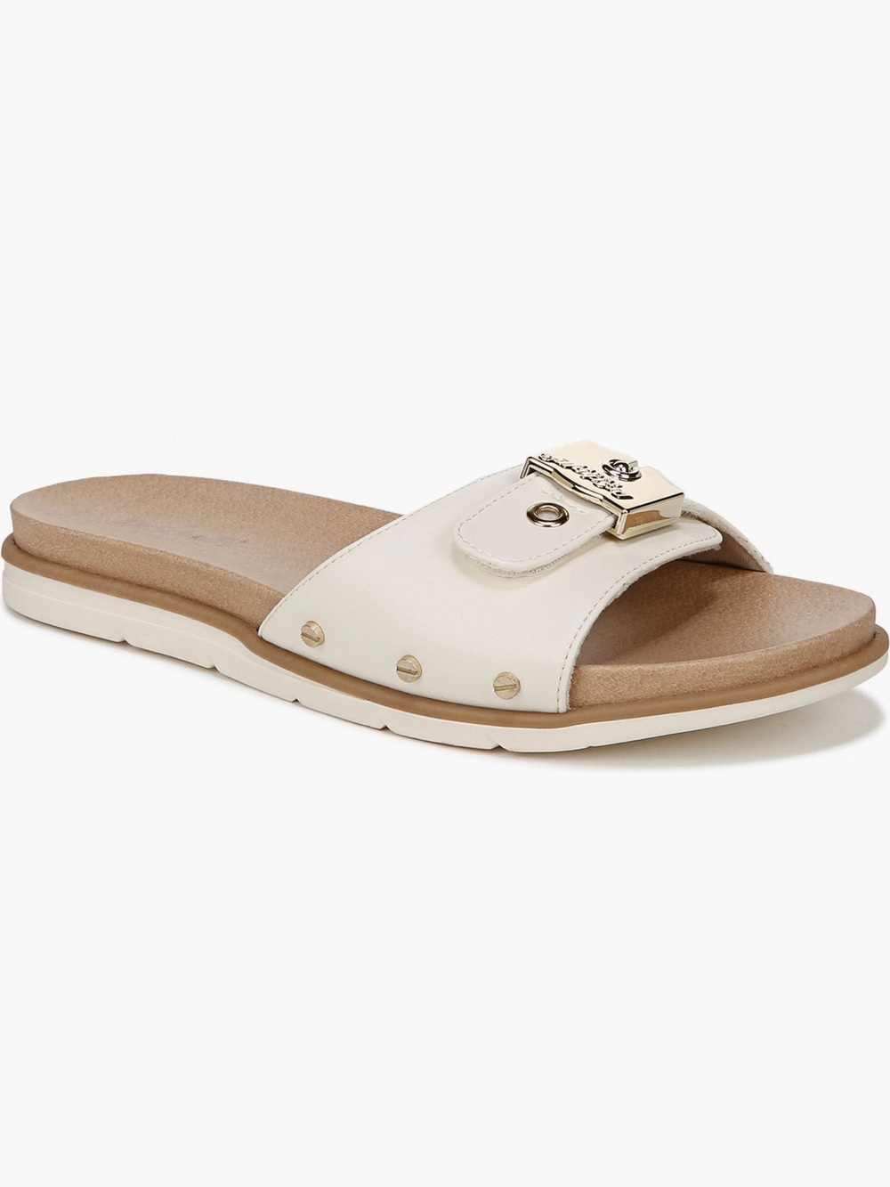 NEW Dr. Scholl's Nice Iconic Slide Sandal in White, Size 7.5 - Picture 7 of 10